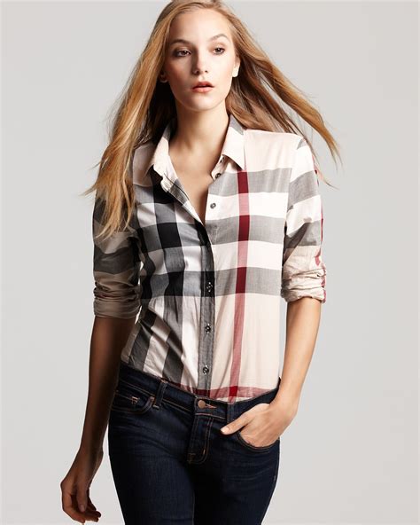 burberry shirt womens blouse